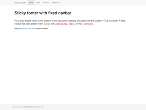 sticky-footer-navbar